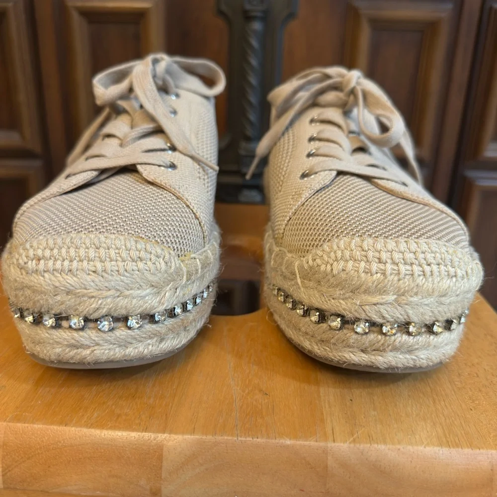 Chelsea & Violet‎ Beige Espadrille Sneakers